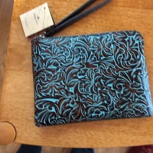 Patricia Nash Tooled Leather Clutch